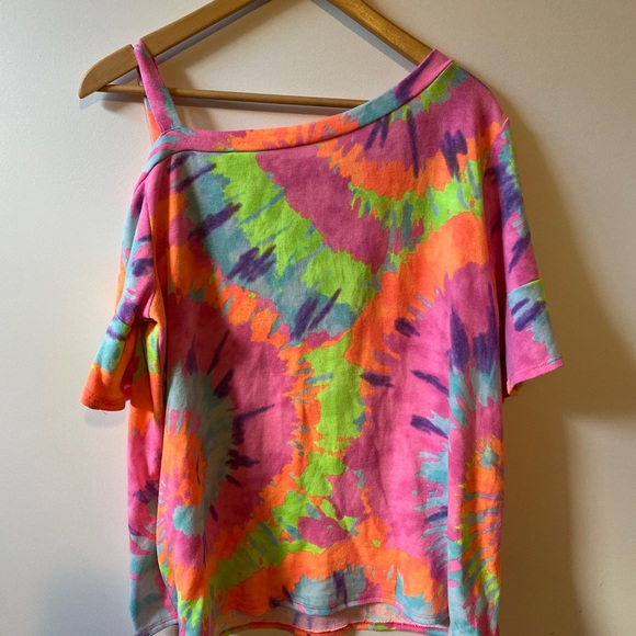Tie Dye 80s, 90s, Barbie Inspired Top - Picture 5 of 5